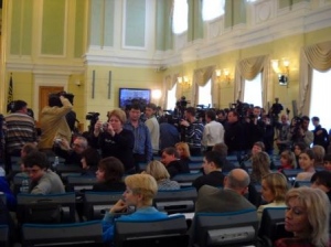 В.Ф. Янукович зустрівся з регіональною пресою.