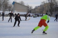 Відкрита першість міста Ізюма  з хокею.