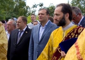 Михаил Добкин посетил Изюмскую епархию.
