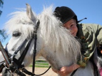 В Харьков привезли лошадь для лечения детей