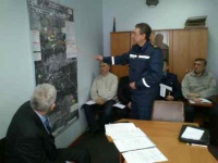 Ізюм: рятувальники прийняли участь у навчаннях з відпрацювання дій щодо безпечного пропуску льодоходу та весняної повені