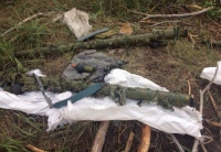 На Ізюмщині СБУ  викрила схованку зброї, яка належали російським бойовикам 