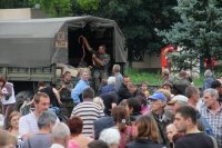 В Славянске террористов поймали на сосиску