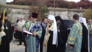  Блаженнейший Митрополит Киевский и всея Украины Онуфрий совершил освящение часовни  в городе Изюме