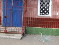 В Ізюмі на вулиці Соборній знову побили вікна