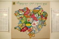 Майстрині 27 районів області вишили дев’ятиметрову карту Харківщини