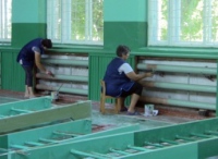 Завершується ремонт спортивної зали у Довгеньківському НВК 