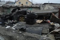 Куп’янський район: в результаті вибуху зруйновано 4 гаражні бокси