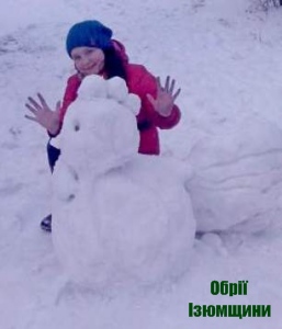 Креативний сніговик, на морозі жити звик