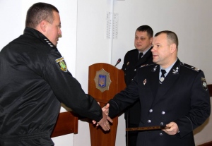 Ізюмські поліцейські отримали нагороди за сумлінне виконання службових обов'язків