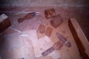 В Ізюмі піротехніки ДСНС ліквідували застарілі боєприпаси, знайдені у підвалі житлового будинку